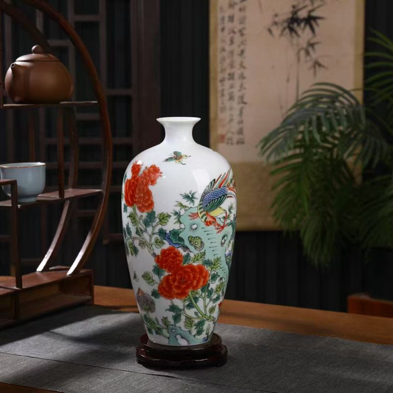 蓝国华《锦上添花》赏瓶 隆重纪念故宫建院600周年